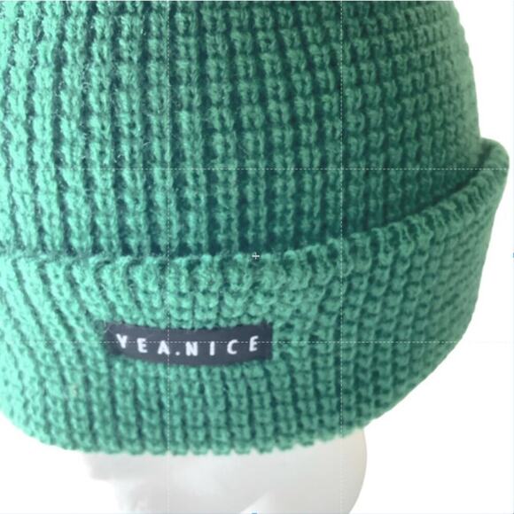 Yea Nice Beanie Unisex One Size Acrylic Waffle Knit Winter Warm Hat Cap OSFM - Picture 10 of 14